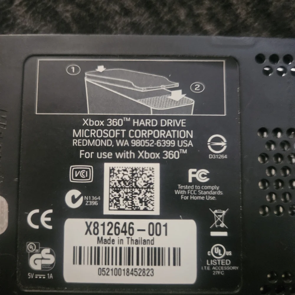 Xbox 360 120GB HDD Black
